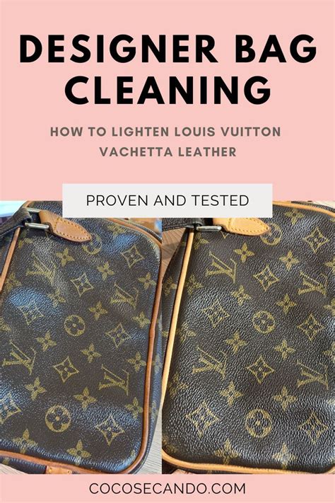 how to clean a louis vuitton leather bag